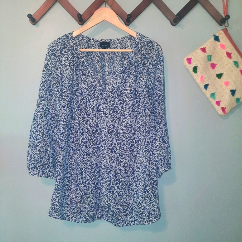 Jones New York  Floral Blouse Size 1X